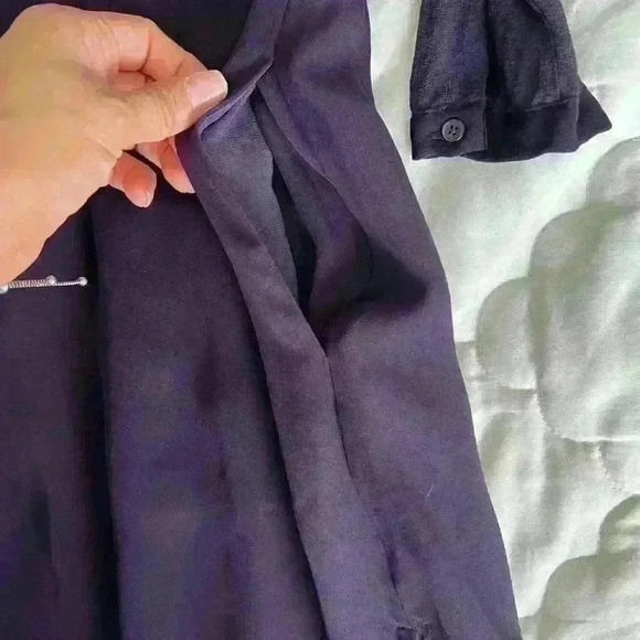 Aritzia Babaton 100% silk purple dress  xs - Picture 7 of 14